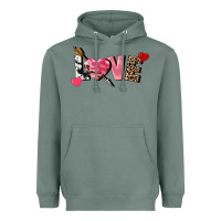 Sage Love Valentine's Day Heavyweight Hoodie - FaDigitalArtStudio