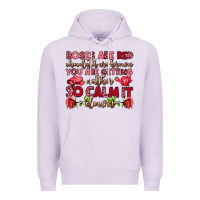 Lilac roses are red chocolates are brown Premium Hoodie - OliviaCreatesArt