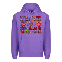 Purple roses are red chocolates are brown Premium Hoodie - OliviaCreatesArt