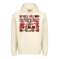 Sandshell roses are red chocolates are brown Premium Hoodie - OliviaCreatesArt
