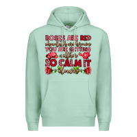 Seafoam roses are red chocolates are brown Premium Hoodie - OliviaCreatesArt