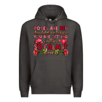 Smoke roses are red chocolates are brown Premium Hoodie - OliviaCreatesArt