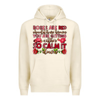 Tofu roses are red chocolates are brown Premium Hoodie - OliviaCreatesArt