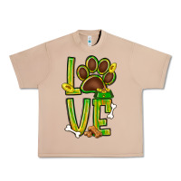 Burro Tie dye St. Patrick's Day love dog paw Urban Heavy Tee - BundleAndBundleShop