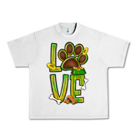 Lunar Rock Tie dye St. Patrick's Day love dog paw Urban Heavy Tee - BundleAndBundleShop
