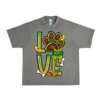 Tornado Tie dye St. Patrick's Day love dog paw Urban Heavy Tee - BundleAndBundleShop