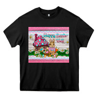 Black happy easter y'all  rabbit Heavy Core Tee - BarkalooDesign