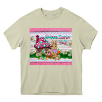 Mossy happy easter y'all  rabbit Heavy Core Tee - BarkalooDesign