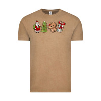 Vintage Coffee christmas milk and cookies Vintage Tee - MaliasSmallBusiness
