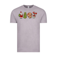 Vintage Zinc christmas milk and cookies Vintage Tee - MaliasSmallBusiness