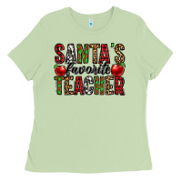 Matcha santa's favorite teacher Ladies Tee - Jasminsmagicworld