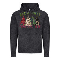 Vintage Black rocking around the christmas tree Vintage Hoodie - MaliasSmallBusiness