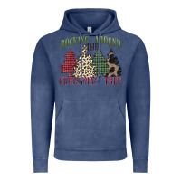 Vintage Denim rocking around the christmas tree Vintage Hoodie - MaliasSmallBusiness