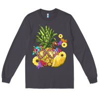 Smoke pineapple enjoying Long Sleeve Tee - BarkalooDesign
