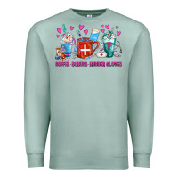 Seafoam Coffee Nurse Repeat Nurse Coffee Cups Premium Sweatshirt - FaDigitalArtStudio
