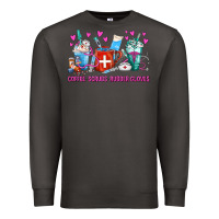 Smoke Coffee Nurse Repeat Nurse Coffee Cups Premium Sweatshirt - FaDigitalArtStudio