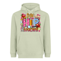 Matcha Easter Day One hip Teacher Heavyweight Hoodie - OliviaCreatesArt