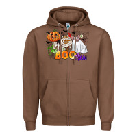 Chestnut the boo crew Zipper Hoodie - CowGirlArtShop