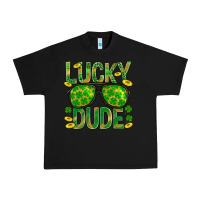 Black Lucky Dude St Patricks Urban Heavy Tee - BundleAndBundleShop