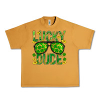 Peanut Butter Lucky Dude St Patricks Urban Heavy Tee - BundleAndBundleShop