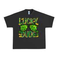 Pigment Black Lucky Dude St Patricks Urban Heavy Tee - BundleAndBundleShop