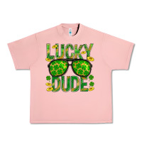 Salmon Lucky Dude St Patricks Urban Heavy Tee - BundleAndBundleShop