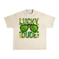 Sandshell Lucky Dude St Patricks Urban Heavy Tee - BundleAndBundleShop