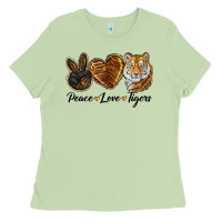 Matcha Peace Love Tigers Ladies Tee - LillyAllenDesigns