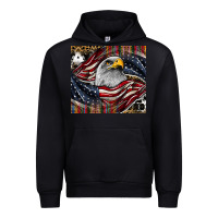 Foreset Green American eagle Urban Hoodie - CowhideDigitalArt