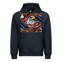 Navy American eagle Urban Hoodie - CowhideDigitalArt