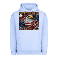 Pigment Grape Ice American eagle Urban Hoodie - CowhideDigitalArt