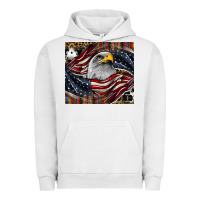Pigment Lunar Rock American eagle Urban Hoodie - CowhideDigitalArt