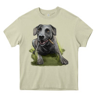 Mossy Texas Blue Lacy Dog Heavy Core Tee - LillyAllenDesigns