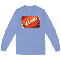 Colony Blue American football brushstroke Long Sleeve Tee - RanaPortraitStore