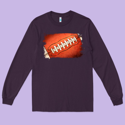American Football Brushstroke Long Sleeve Tee Designed By Ranaportraitstore
