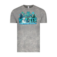 Cloud Rock hello winter snowman Vintage Tee - MaliasSmallBusiness
