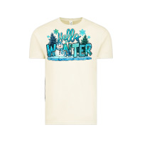 Vintage Arctic hello winter snowman Vintage Tee - MaliasSmallBusiness