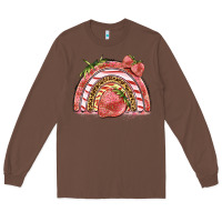 Chestnut strawberry rainbow Long Sleeve Tee - BarkalooDesign