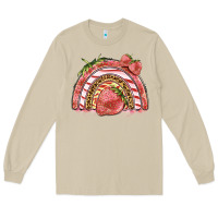 Mushroom strawberry rainbow Long Sleeve Tee - BarkalooDesign