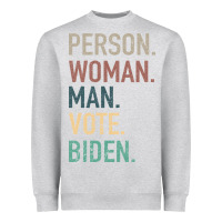 Heather Grey Person Woman Man Vote Biden Heavyweight Sweatshirt - Bettercallsaul