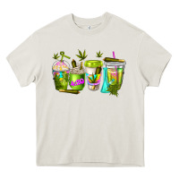 Cream coffee cups Heavy Core Tee - NancyCooperArtShop