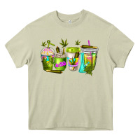 Mossy coffee cups Heavy Core Tee - NancyCooperArtShop