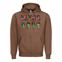 Chestnut personalized this mama loves her monsters Zipper Hoodie - CowGirlArtShop