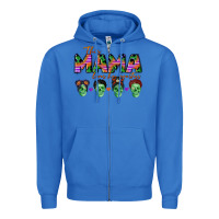 True Royal personalized this mama loves her monsters Zipper Hoodie - CowGirlArtShop