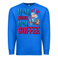 True Royal Half Nurse Half Coffee Premium Sweatshirt - FaDigitalArtStudio