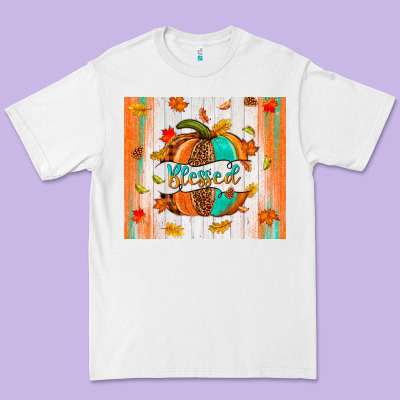 Blessed Pumpkin Premium Tee Designed By Nancycooperartshop