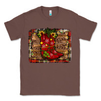 Chestnut cowboy boots christmas Classic Tee - JahusDesignShop