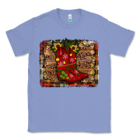Colony Blue cowboy boots christmas Classic Tee - JahusDesignShop