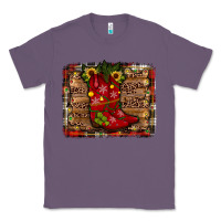 Lavender cowboy boots christmas Classic Tee - JahusDesignShop