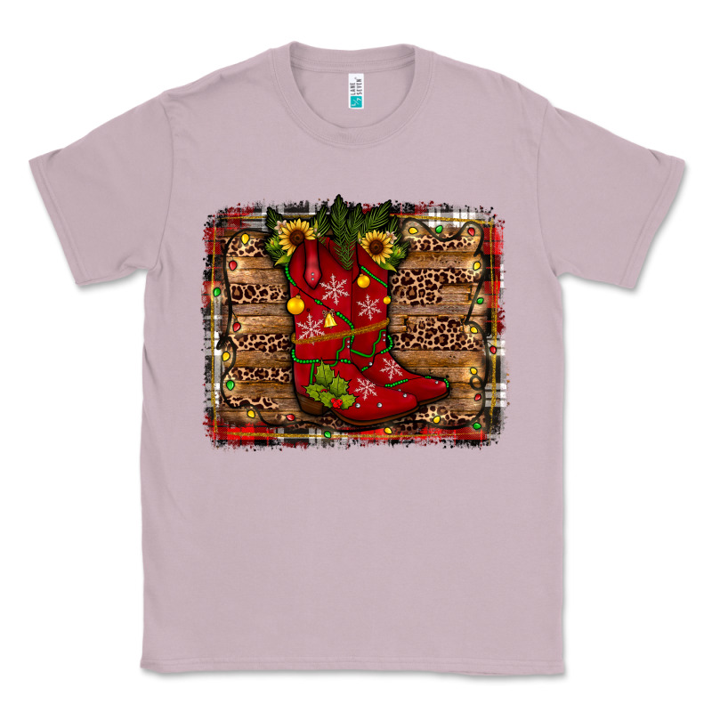 Cowboy Boots Christmas Classic Tee by JahusDesignShop | Teevron